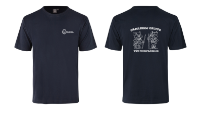 Digital mockup af T-shirten